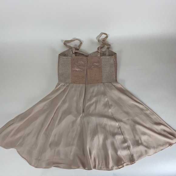 Nude Shimmer Summer Dress - Picture 4 of 4